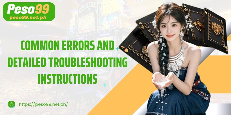 Common errors and detailed troubleshooting instructions