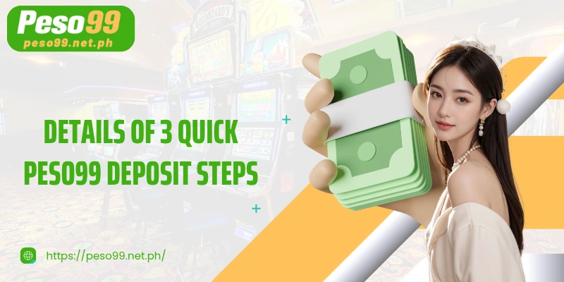 Details of 3 quick PESO99 deposit steps