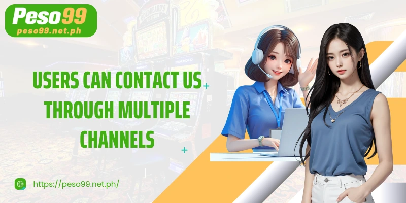 Users can Contact Us through multiple channels