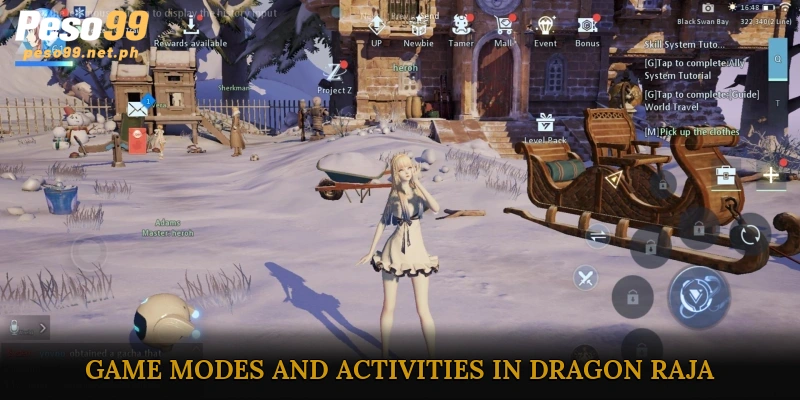 Game Modes and Activities in Dragon Raja