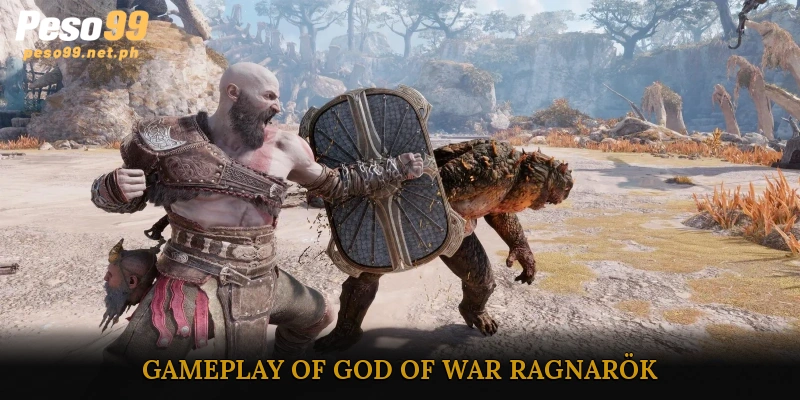 Gameplay of God of War Ragnarök