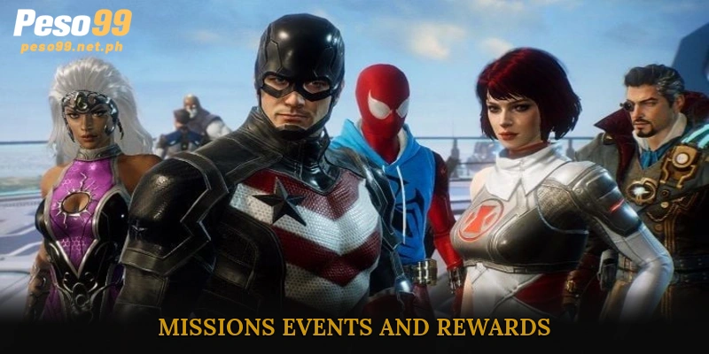 Missions, Events, and Rewards in Marvel Future Revolution